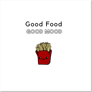 Good Food Good Mood Posters and Art